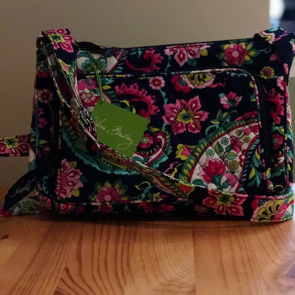 Vera Bradley Little Hipster Petal Paisley Bag NWT